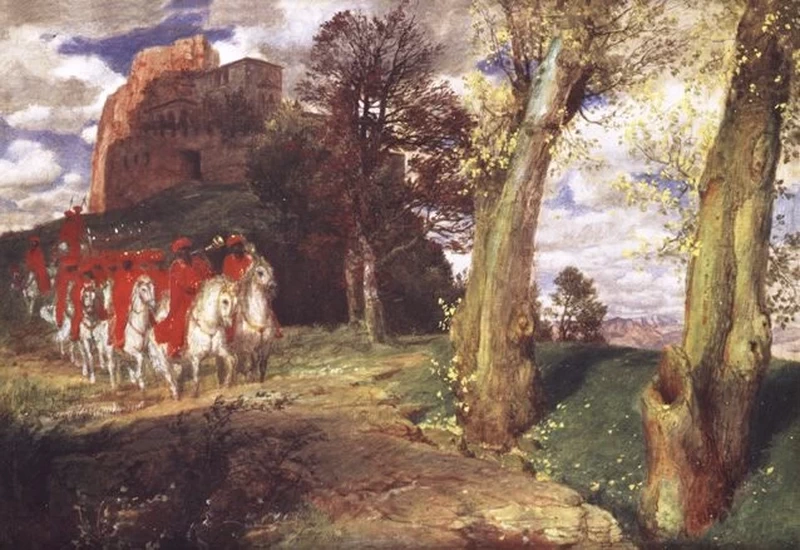 Cavalcata dei cavalieri moreschi, 1873 - Museo d'arte di Lucerna